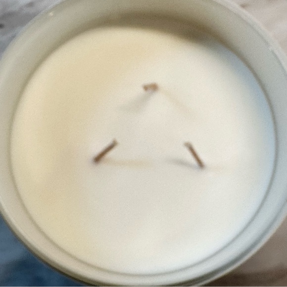 LeChandelle Candles Fig Green Scented Jar Candle 3-Wick 5320RS 15 Oz Soy Wax new - Picture 3 of 4